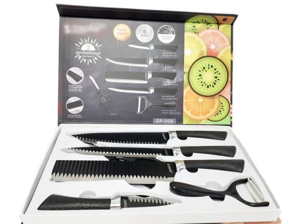 presentación kit de cuchillos profesionales